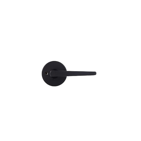 Contra Collection Modern Matte Black Dummy Door Lever/Handle